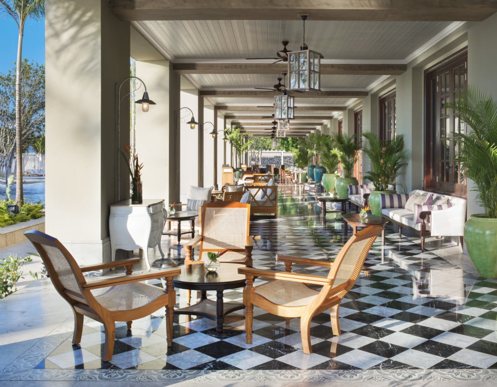 St. Regis Mauritius resort bar veranda