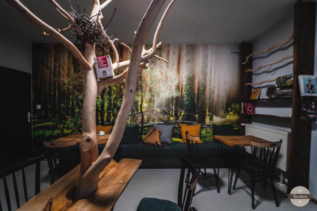 Street Cafe v Žiline Kaviareň, v ktorej vyrástol strom Kávičkári