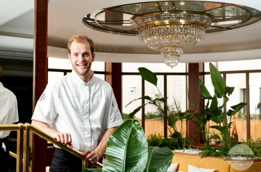  Slovenský šéfkuchár Richard Bielik robí v luxusnej ALCRON restaurant v Prahe plant revolúciu