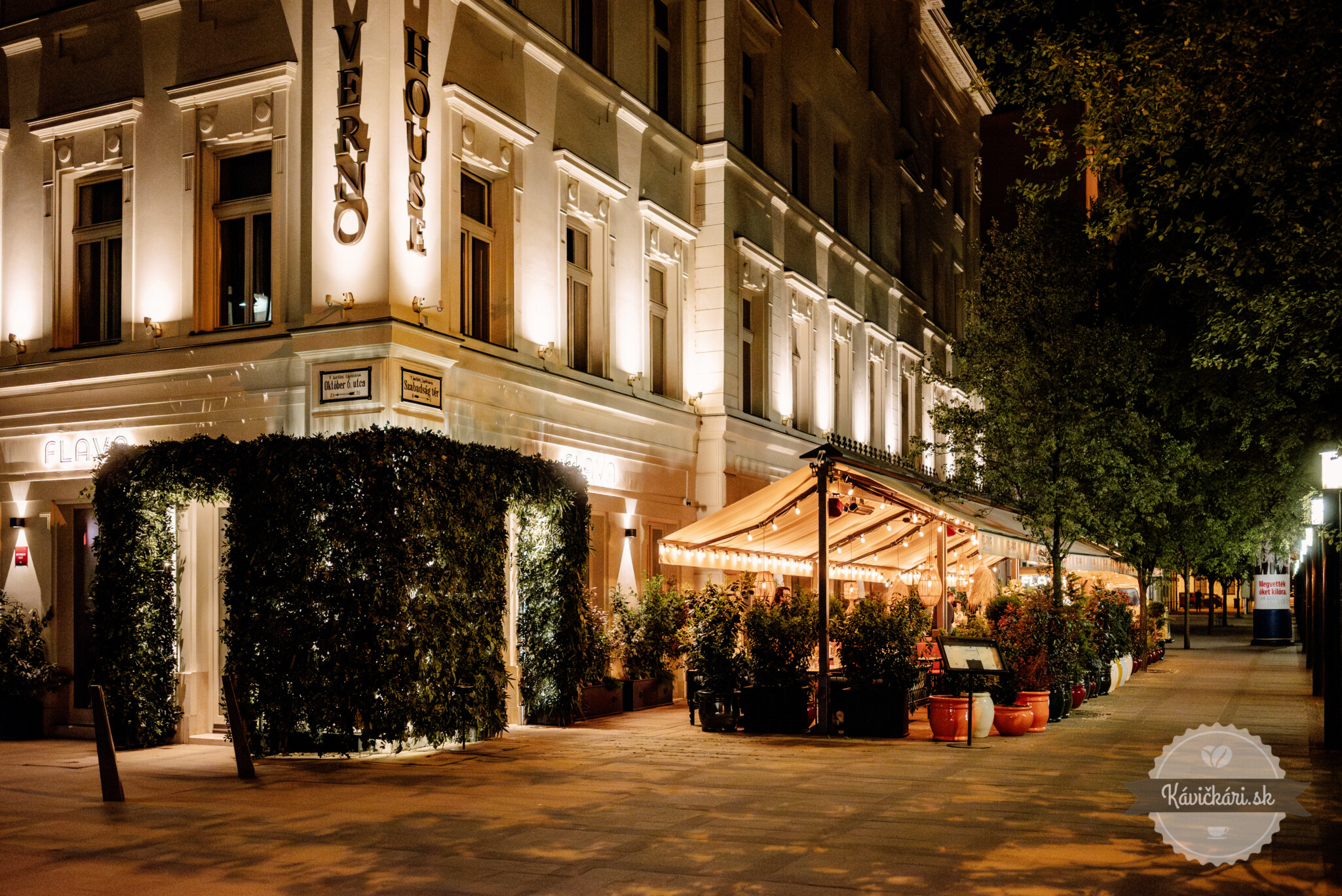 Budapešť Verno House Flava reštaurácia