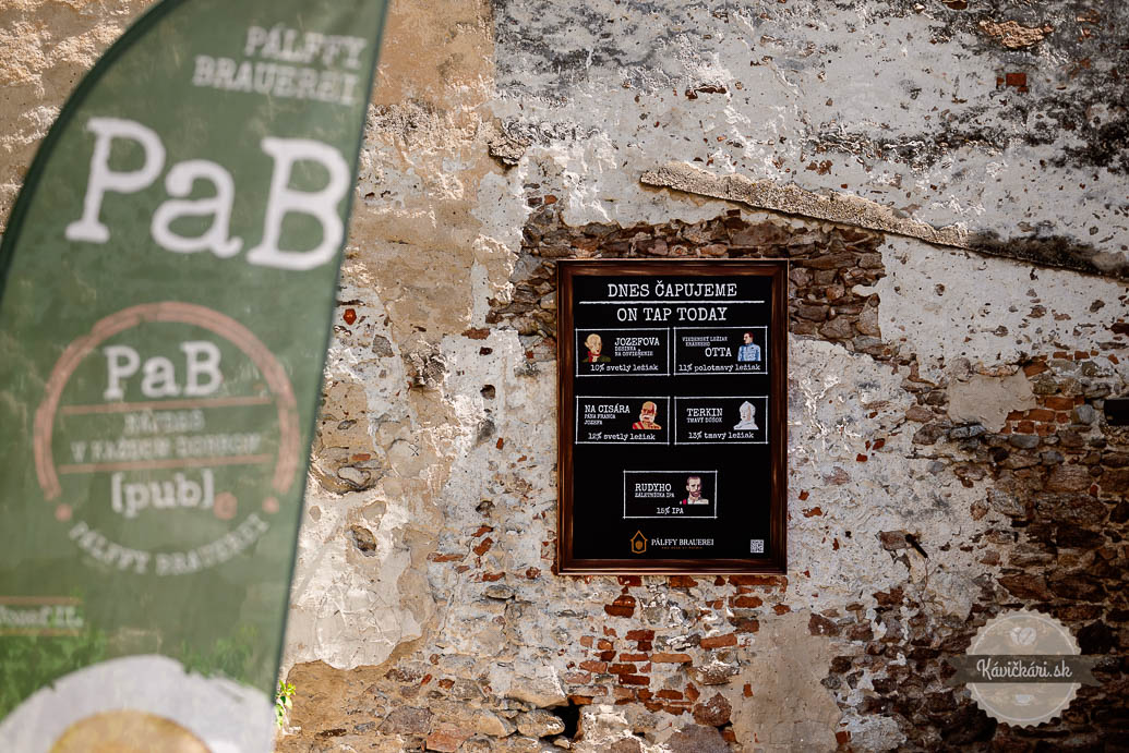 Kaštieľ Pálffy PaB remeselné pivo