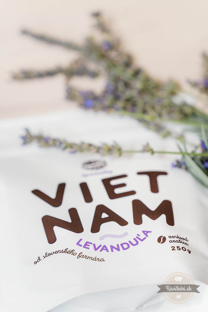 Vietnamská káva levanduľa