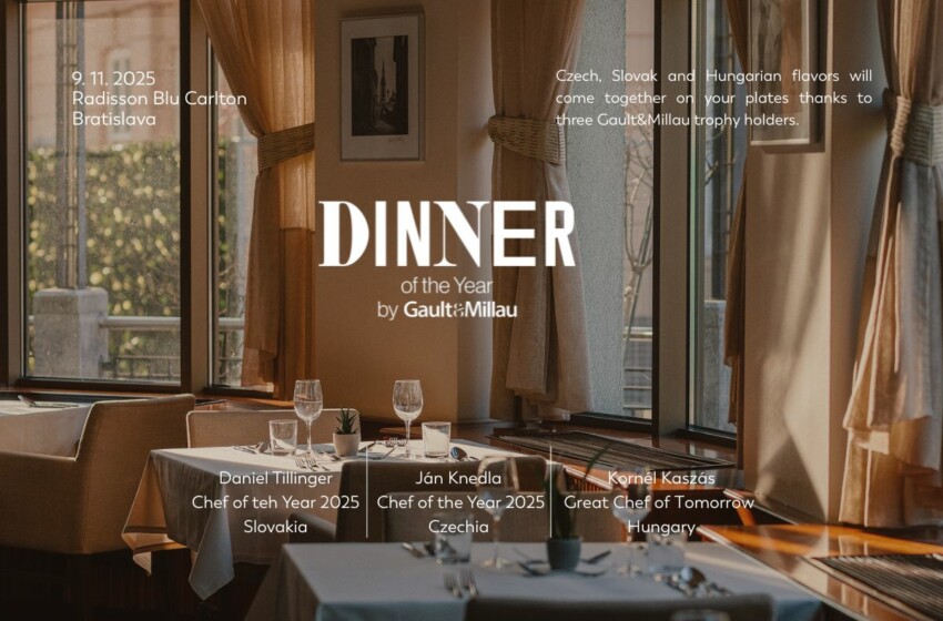  Bratislava privíta Dinner of the Year by Gault&Millau