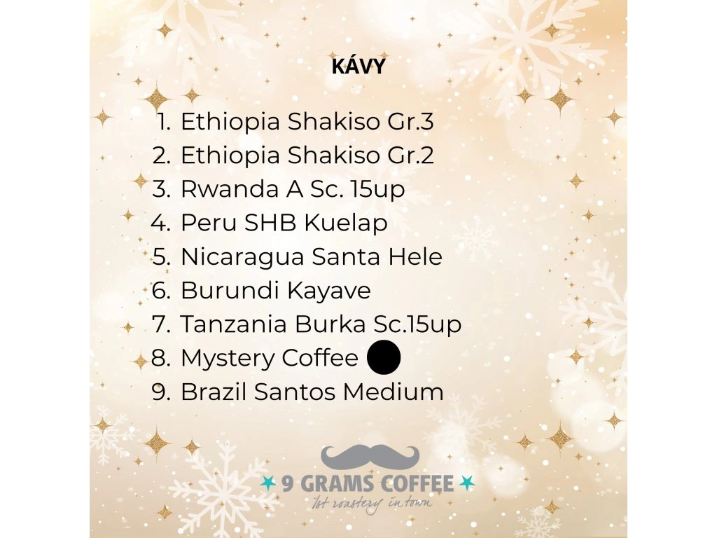 Vianočný darček pre gurmána kávy 9 Grams Coffee
