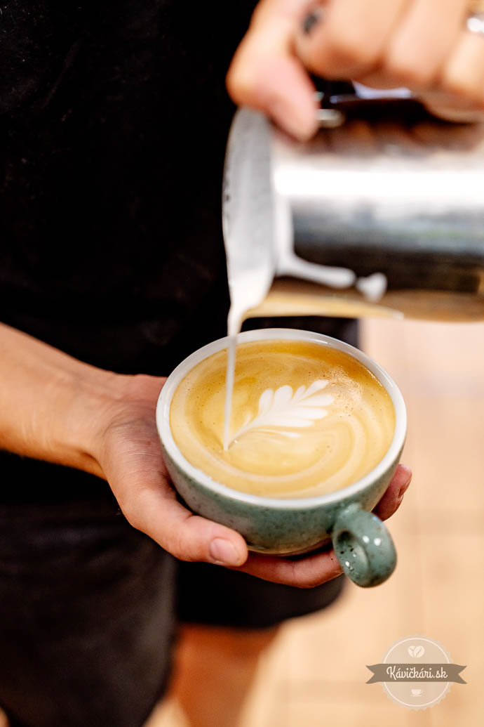 Botanicafé Košice latte art