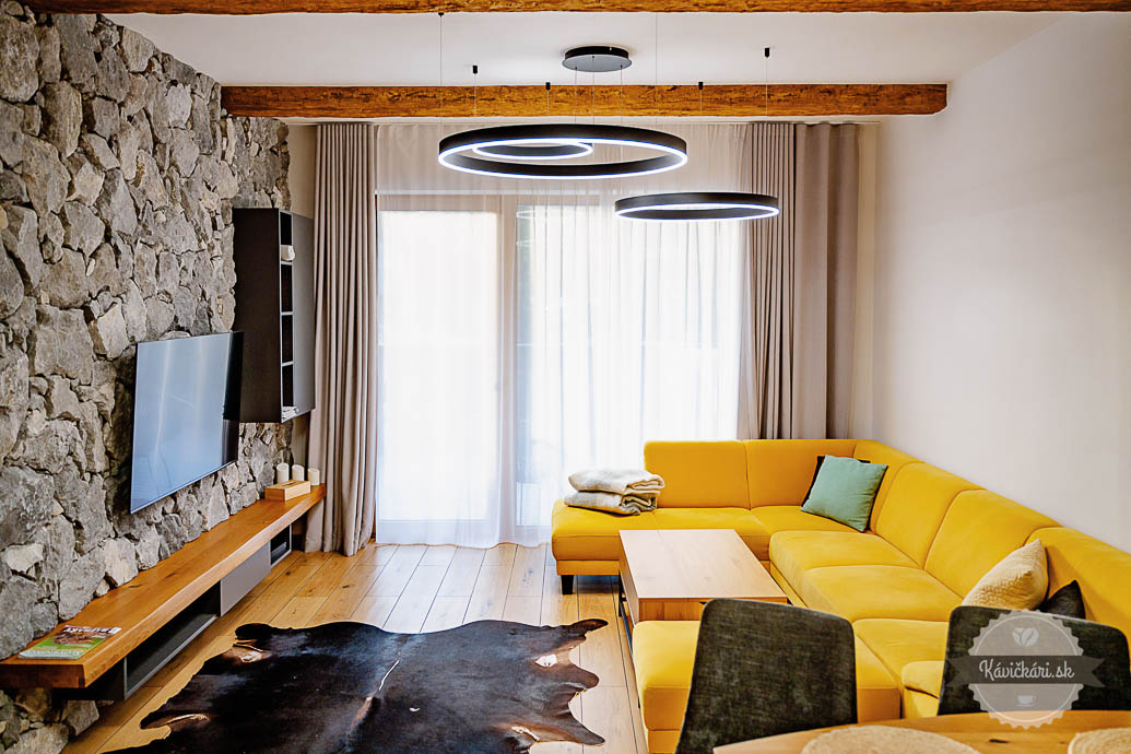 Oravláčik apartmány obývačka